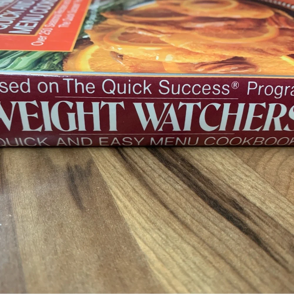 Weight Watchers Quick and Easy Menu Cookbook Silver Anniversary Vintage 1987